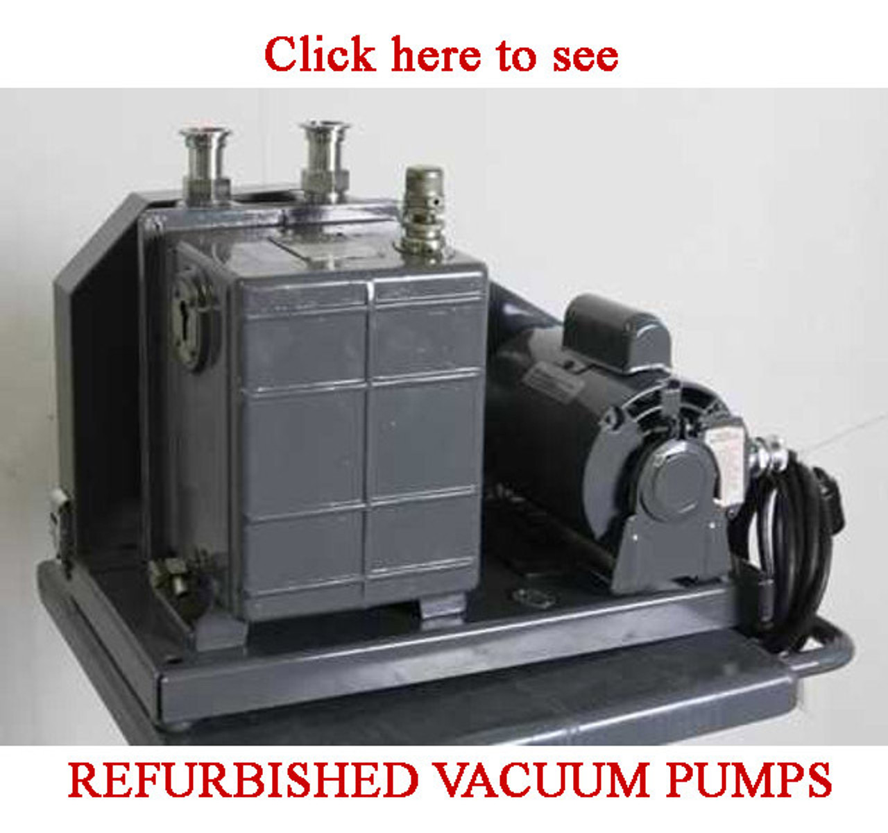 Rebuilt Vacuum Pumps